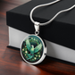 Emerald Dove Necklace