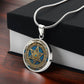 Star of David Necklace with soft box