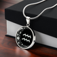 Aquarius Zodiac Pendant Necklace
