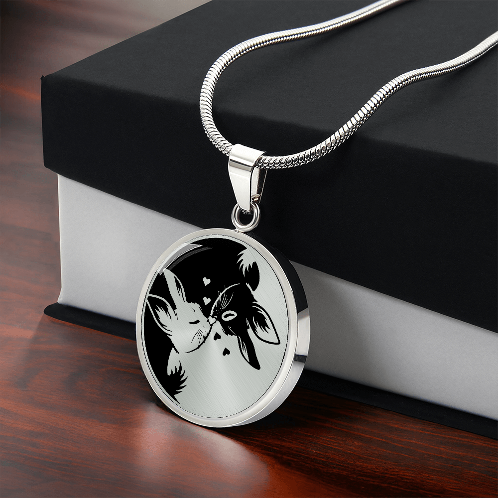 Yin Yang Rabbit Necklace