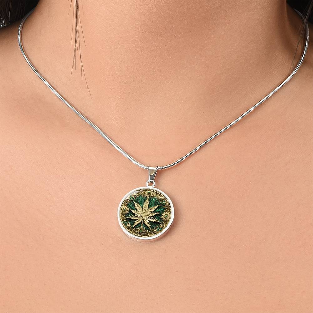 Engravable Leaf popular Pendant Necklace (Complimentary Engraving)