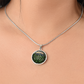 White Lily of the Valley Necklace - May Birth Flower Pendant Jewelry