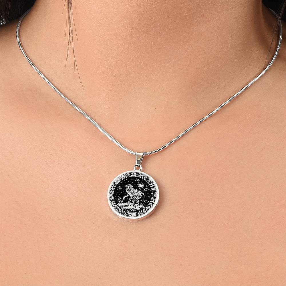 Monkey Necklace Chinese Zodiac Animal Pendant Jewelry