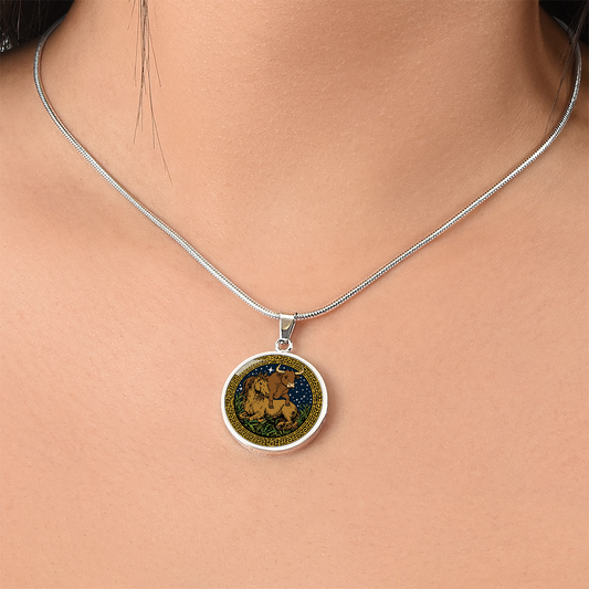Ox and Horse Necklace - Couples Chinese Zodiac Animal Pendant Jewelry