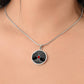 Tree of Life Necklace - Red Birthstone Design