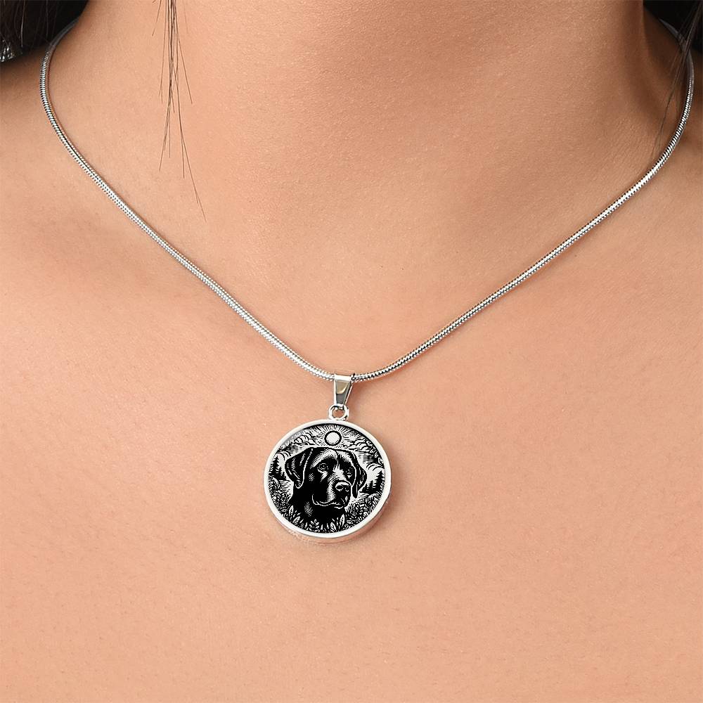 Engraved Dog Necklace