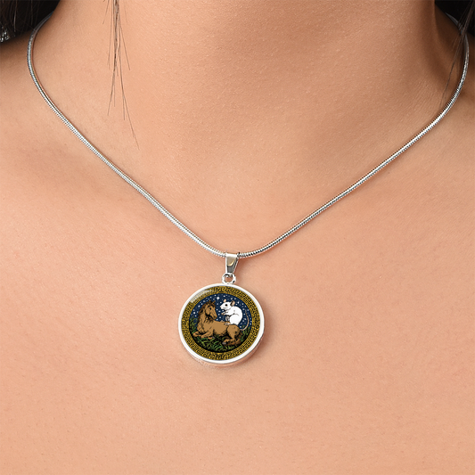 Rat and Horse Necklace - Couples Chinese Zodiac Animal Pendant Jewelry