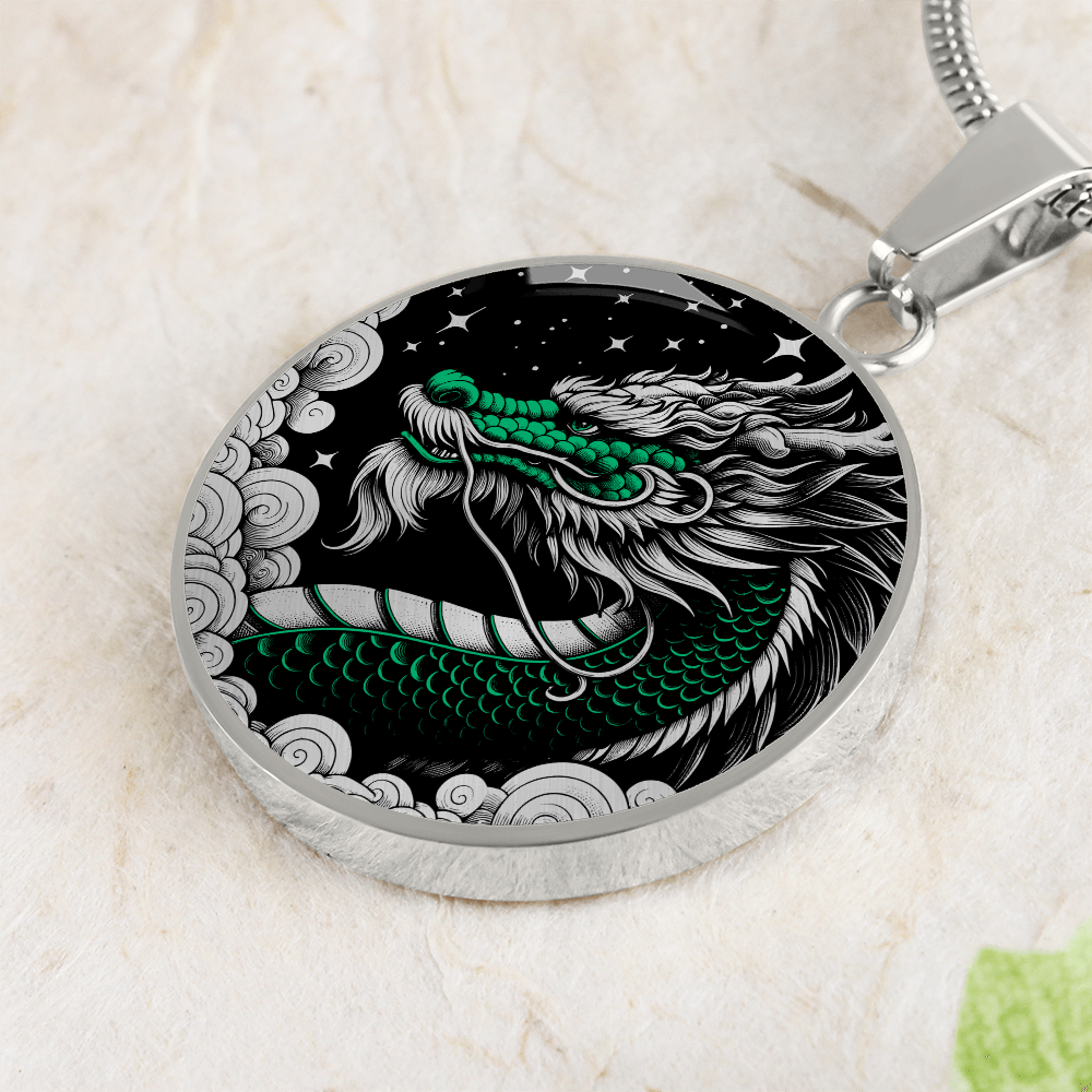 Jade Dragon Necklace