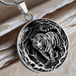 Silver Tiger Necklace - Forest Charm Pendant Jewelry