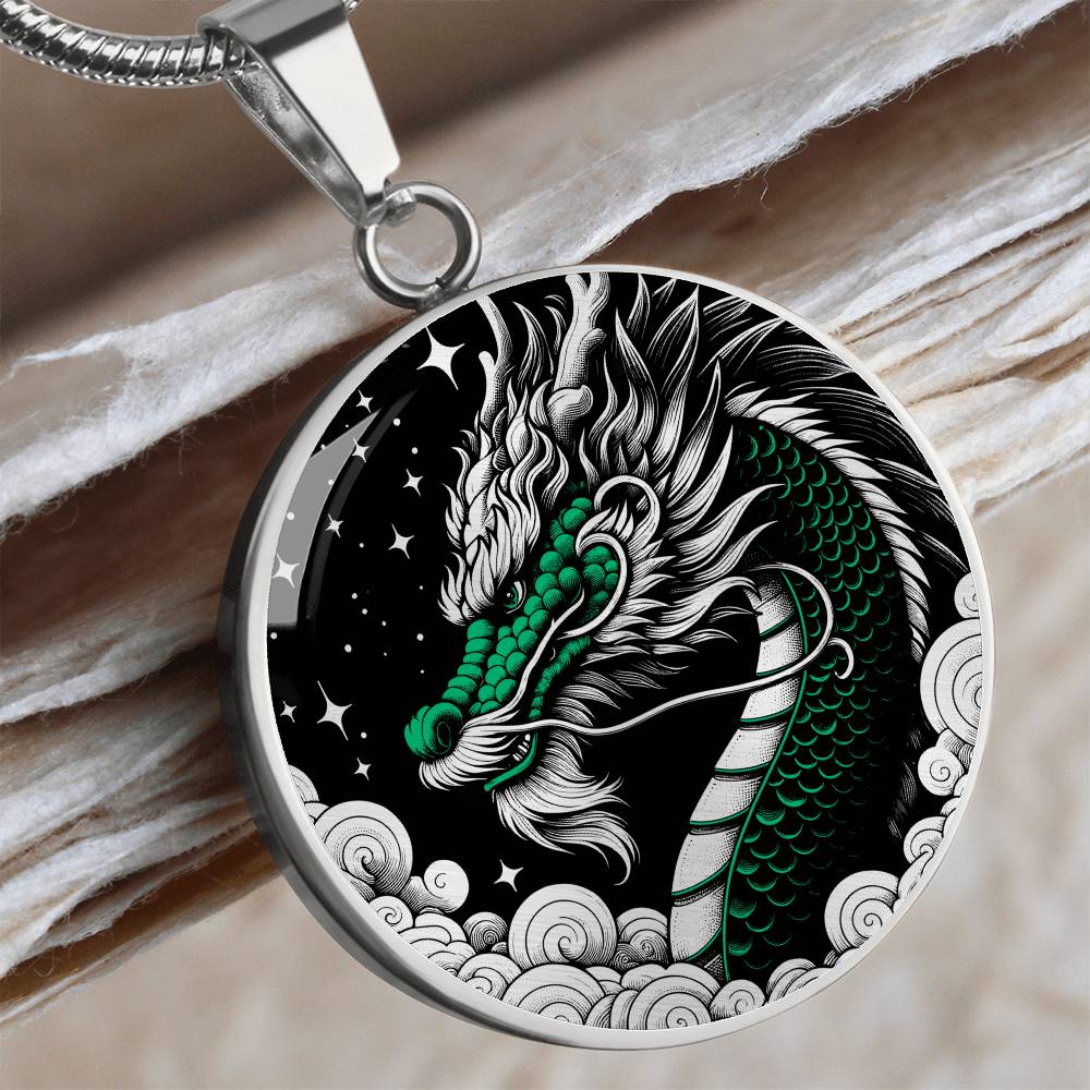 Jade Dragon Necklace