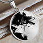 Yin Yang Rabbit Necklace