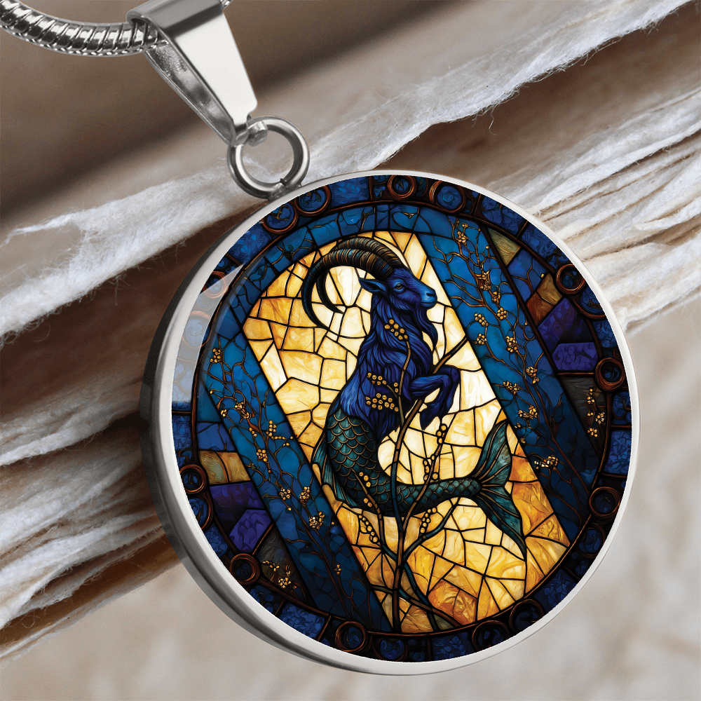 Capricorn Goat Necklace - Zodiac Pendant Jewelry