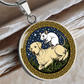 Dog and Rat Necklace - Couples Chinese Zodiac Animal Pendant Jewelry