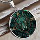 Celtic Wolf Necklace - Symbolizing Guardianship and Protection