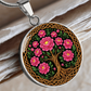 Celtic Tree of Life Pendant Necklace - Peony November Birth Flower Jewelry