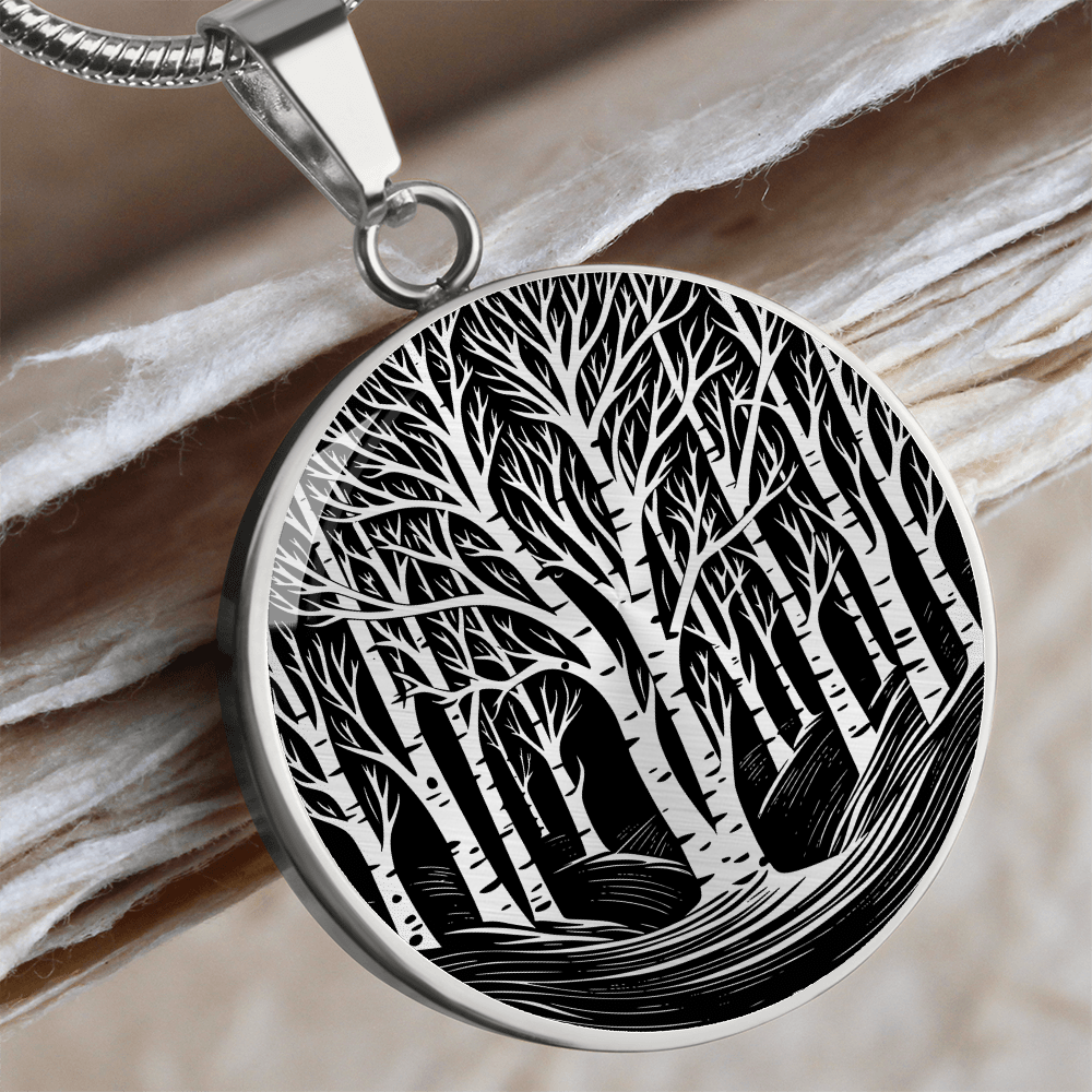 Birch Tree Necklace