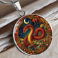 Year of The Snake Necklace - Chinese Zodiac Animal Charm Pendant Jewelry