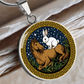Rabbit and Horse Necklace - Couples Chinese Zodiac Animal Pendant Jewelry