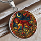 Year of The Monkey Necklace - Chinese Zodiac Animal Charm Pendant Jewelry
