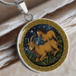 Horse & Goat Necklace - Couples Chinese Zodiac Animal Pendant Jewelry