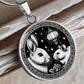 Year of The Rabbit Necklace, Chinese Zodiac Animal Jewelry Gift, Lunar New Year 2024 Pendant, Engraved  Spirit Companion Rat Necklace