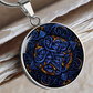 Blue Celtic Knot Necklace - Romantic Pendant Jewelry