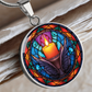 Advent Candle Necklace - Christian Pendant Jewelry