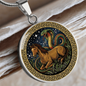 Snake & Horse Necklace - Couples Chinese Zodiac Animal Pendant Jewelry