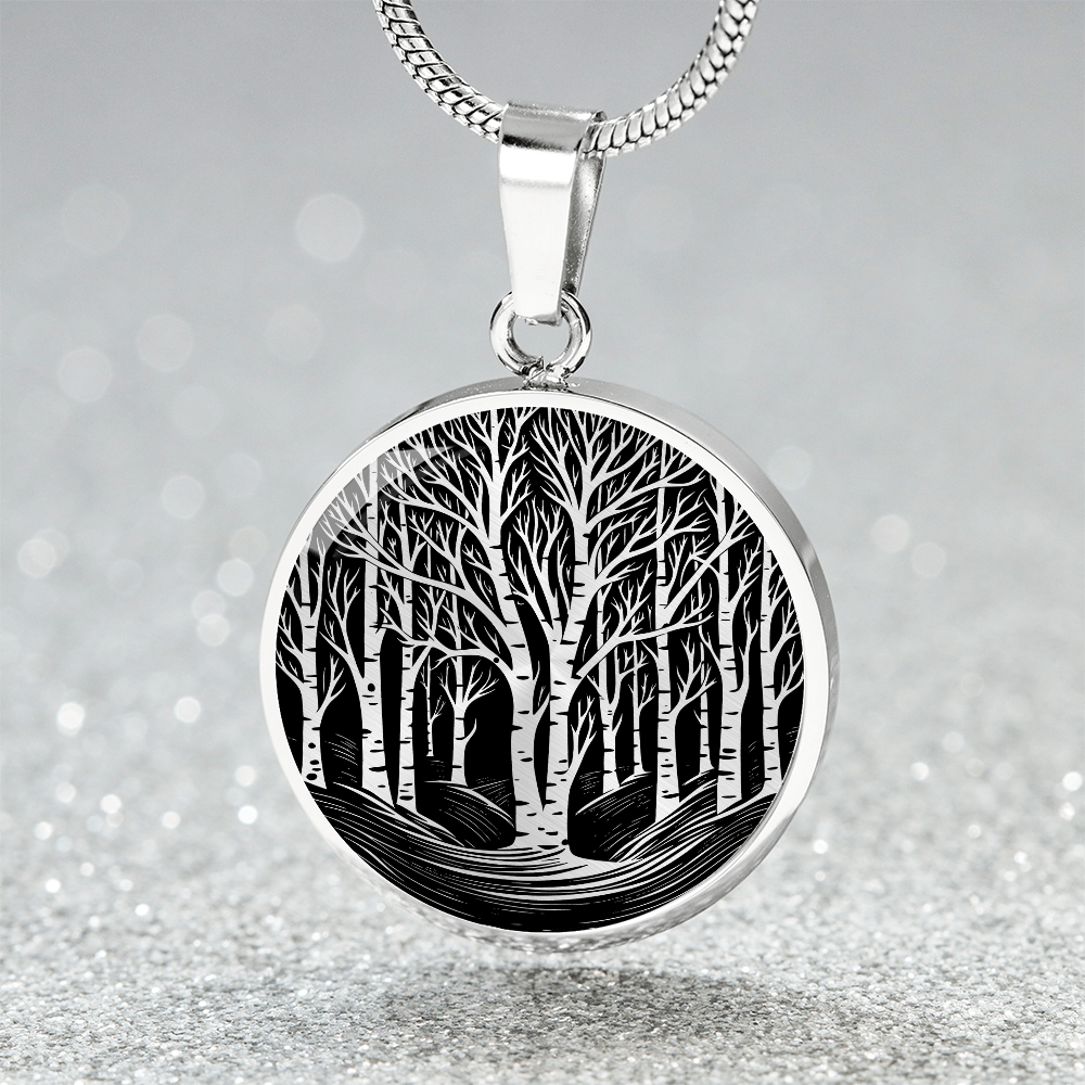 Birch Tree Necklace