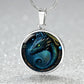 Loch Ness Monster Pendant Necklace, Nessie Fantasy Jewelry Gift, Plesiosaur Dinosaur Birthday Gifts, Folklore Merch Name Necklace Gold