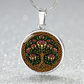 Celtic Tree of Life Pendant Necklace - Honeysuckle June Birth Flower Jewelry