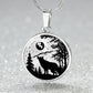 Silver Wolf Necklace