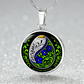 Easter Egg Necklace Blue