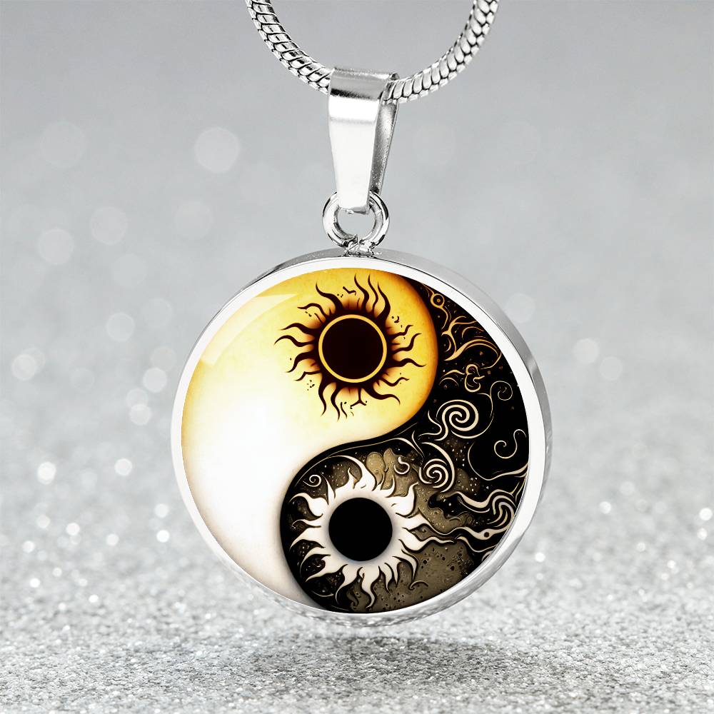 Yin Yang Necklace Pendant