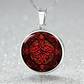 Red Celtic Knot Necklace - Romantic Pendant Jewelry