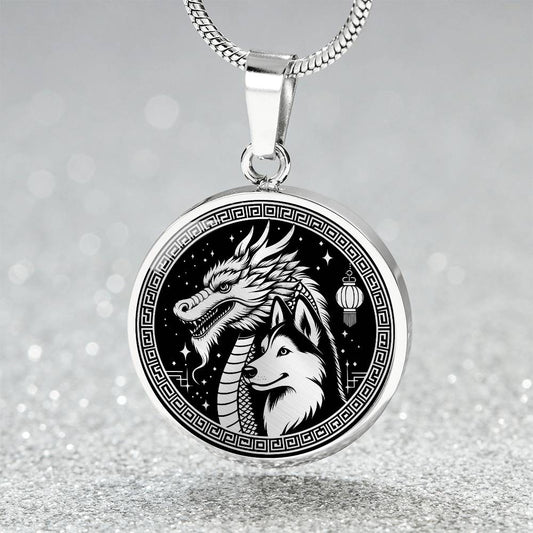 Dragon & Dog Necklace