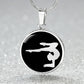 Retro Gymnastics Necklace Gymnast Pendant