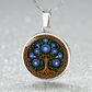 Celtic Tree of Life Pendant Necklace - Morning Glory September Birth Flower Jewelry