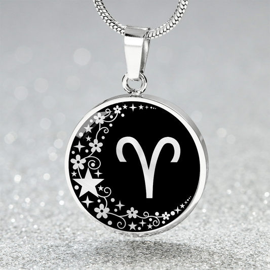 Aries Zodiac Pendant Necklace