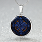 Blue Celtic Knot Necklace - Romantic Pendant Jewelry