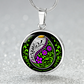 Easter Egg Necklace Purple