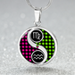 Virgo & Aquarius Necklace - Couples Zodiac Yin Yang Pendant Jewelry