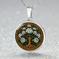 Celtic Tree of Life Pendant Necklace - Hawthorn May Birth Flower Jewelry