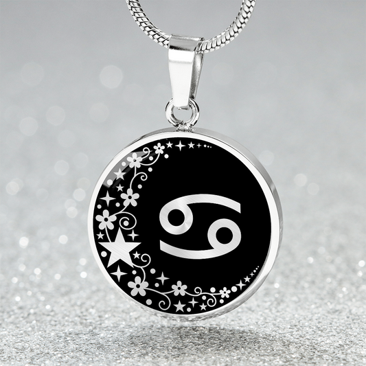Cancer Zodiac Pendant Necklace