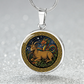 Dragon & Goat Necklace - Couples Chinese Zodiac Animal Pendant Jewelry