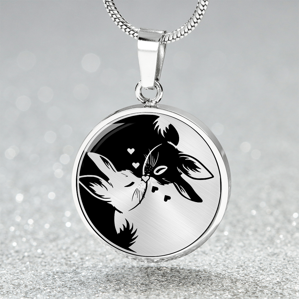 Yin Yang Rabbit Necklace