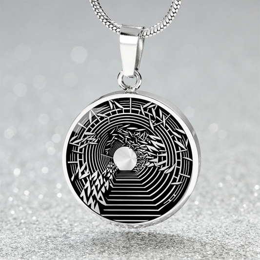 Line Art Necklace