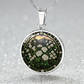 White Hawthorn Necklace - May Birth Flower Pendant Jewelry