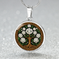 Celtic Tree of Life Pendant Necklace - Narcissus December Birth Flower Jewelry