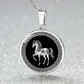 Horse Necklace Chinese Zodiac Animal Pendant Jewelry